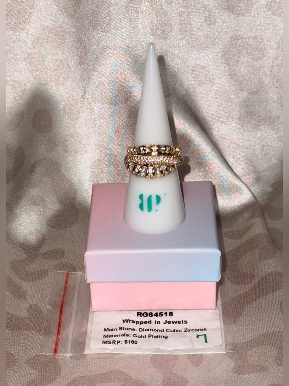 BOMB PARTY | “Wrapped In Jewels” Ring - April 2026 Birthday Collection